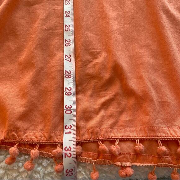 Jemma Orange Lace Overlay Tunic Large - Picture 11 of 11
